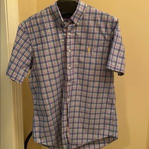 Ralph Lauren short sleeve button down shirt Lg